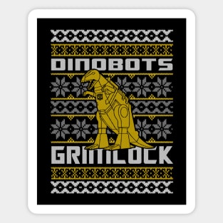 GRIMLOCK DINOBOT UGLY CHRISTMAS SWEATER Magnet